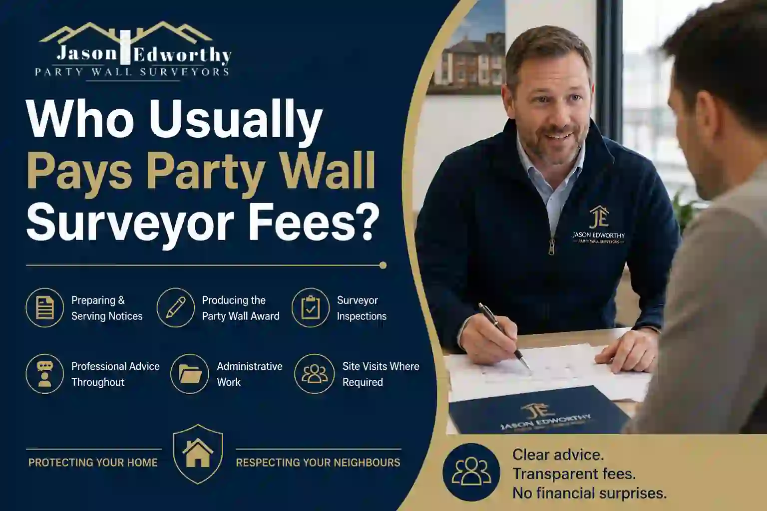 Who Usually Pays Party Wall Surveyor Fees Kettering?